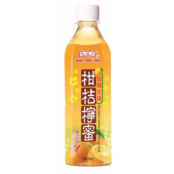 HFT Mandarin Lemon With Honey Drink (500ml X 24) (bottle:24)