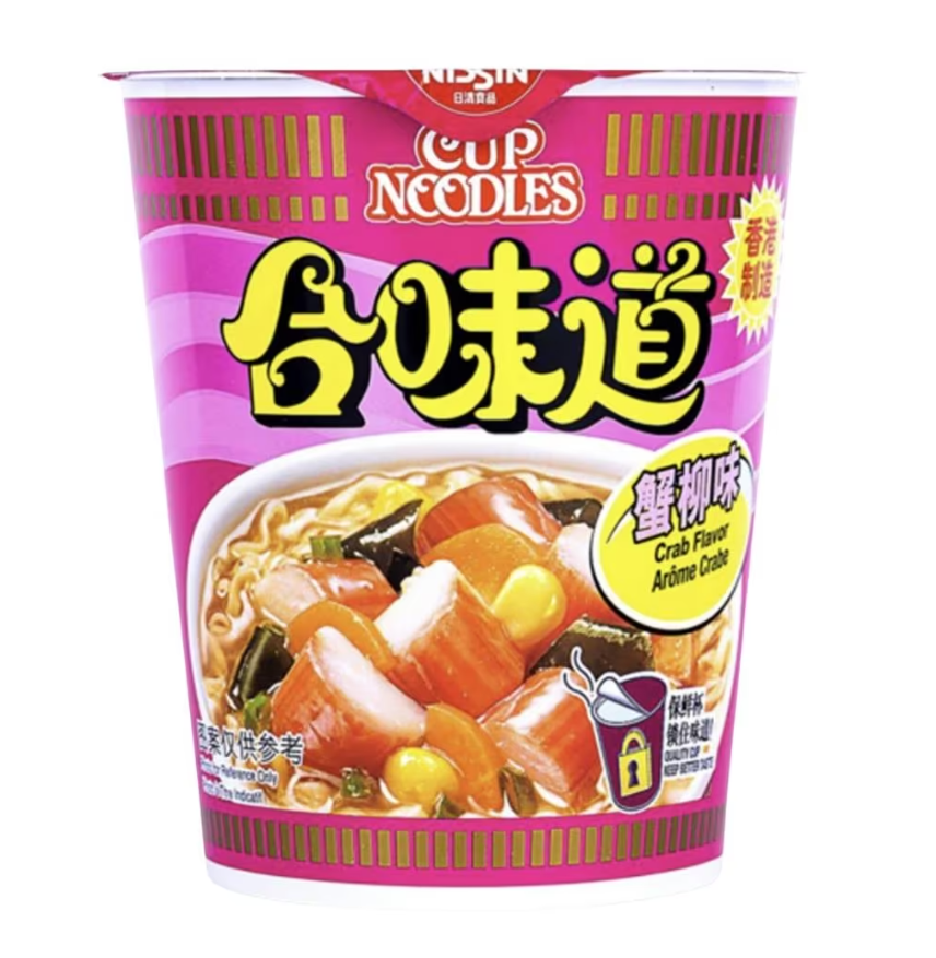 Nissin Cup Noodle: Crab (75gm X 24) (Cup:24)