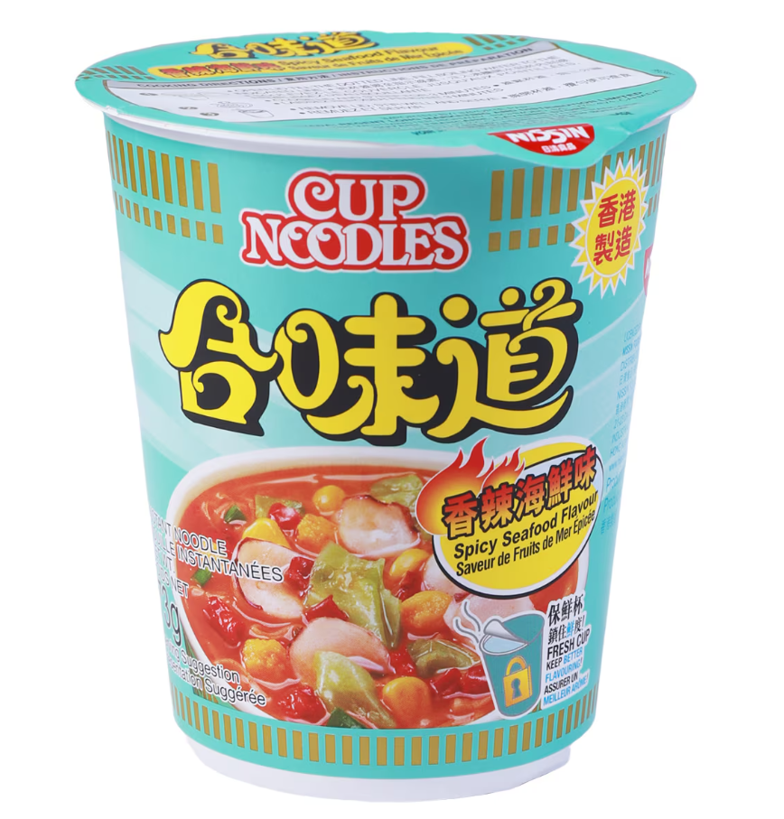 Nissin Cup Noodle: Spicy Seafood (75gm X 24) (Cup:24)