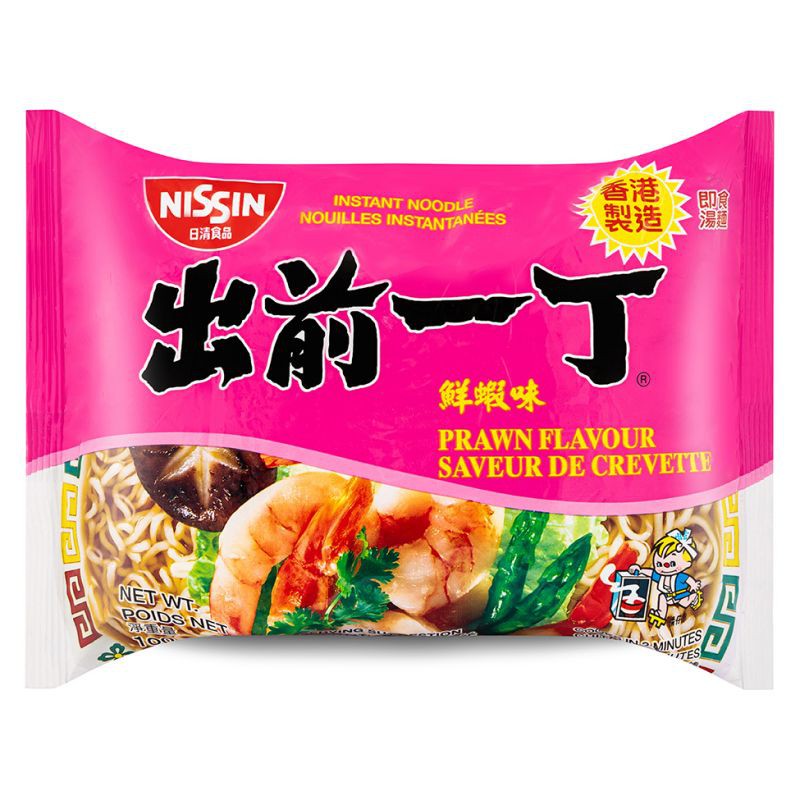 Nissin Demae Ramen: Prawn (100gm X 30) (Pack:30)