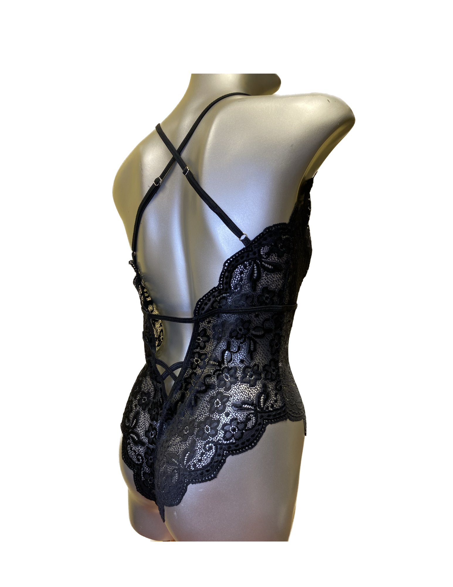 Floral Lace Bodysuit (One size:Ea)