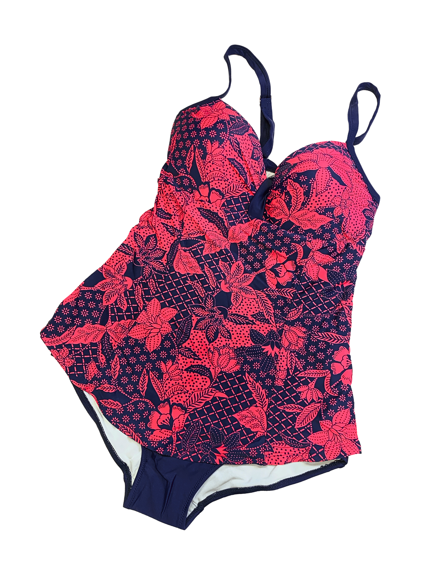 One-piece swimsuit with bust - pattern (50-58 KG:Ea)